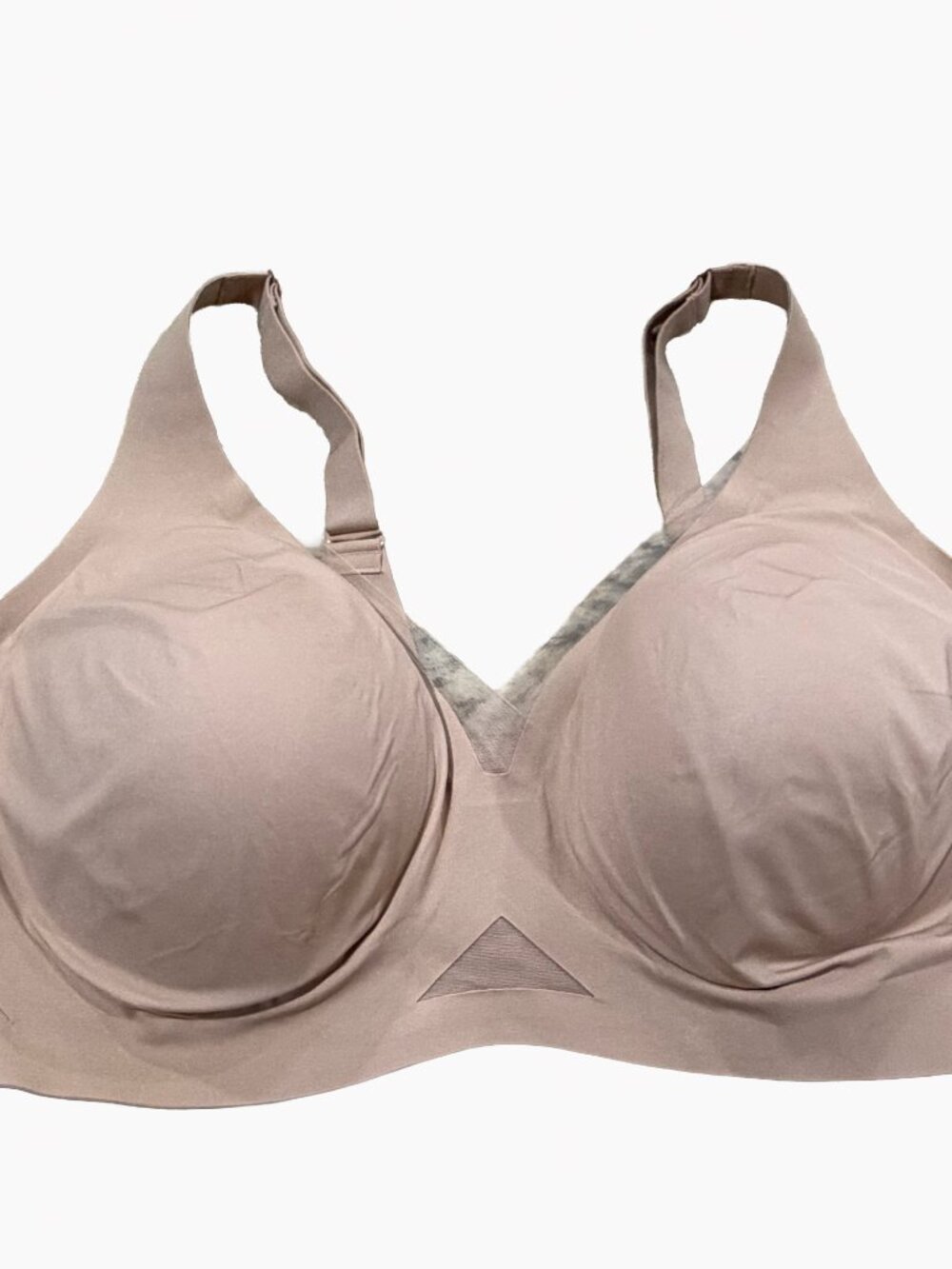 Honeylove Crossover Supportive Bra Size 2X+ Sand Nude BRBR00018 42DD/DDD